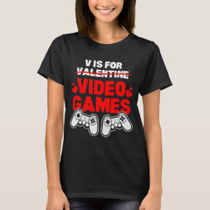 Spelspel i Valentines day Joke Manar & Wome T Shirt