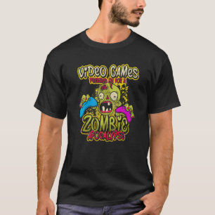 Spelspel I videospel förberedde mig för en Zombie T Shirt