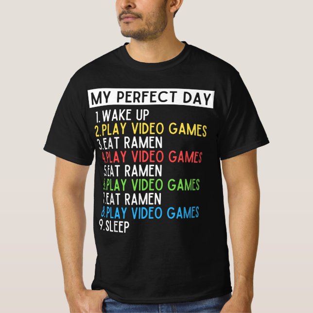 Spelspel och Ramen Älskare-fantastiska videospel m T Shirt (Framsida)