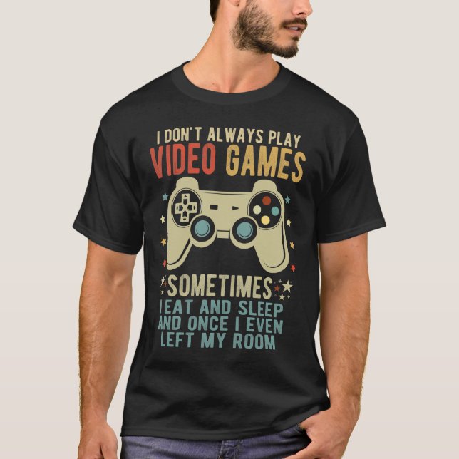 Spelspelarboxar för videospel t shirt (Framsida)