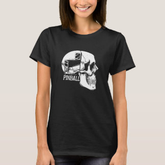 Spelspelare i Pinball Fläkt Skeleton-spel T Shirt