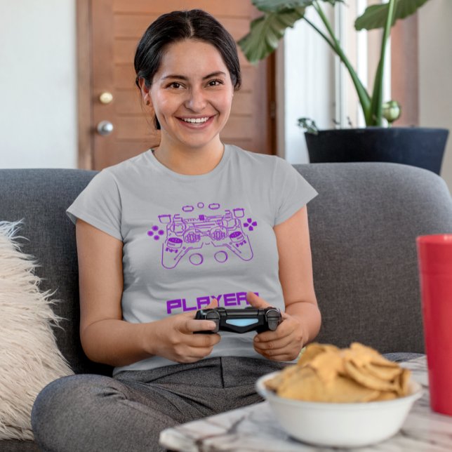 Spelspelaren #1 Spelkonsolkonsol T Shirt (Skapare uppladdad)