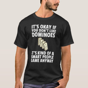 Spelspelaren Domino Dominoes Board Game Player T Shirt