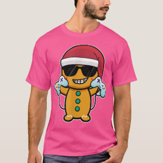 Spelspelaren för julvideo Boys Kids Gamer-spel T Shirt