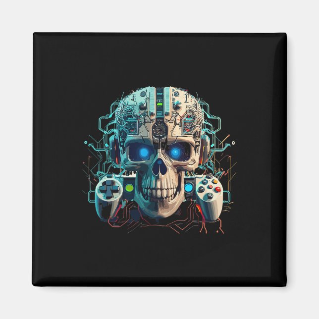Spelspelaren för videospel Amorphous Creator Skull Magnet (Framsidan)