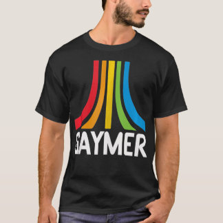 Spelspelaren Gaymer LGBTQ Video Game Player T Shirt