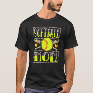 Spelspelaren Mamma Mors dag i Softball Mamma Mamma T Shirt