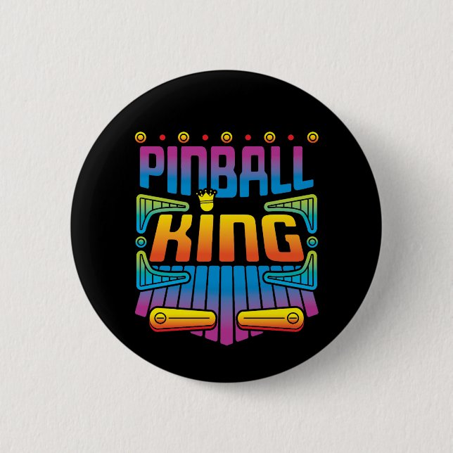 Spelspelaren Pinball Kung Arcade Knapp (Framsida)