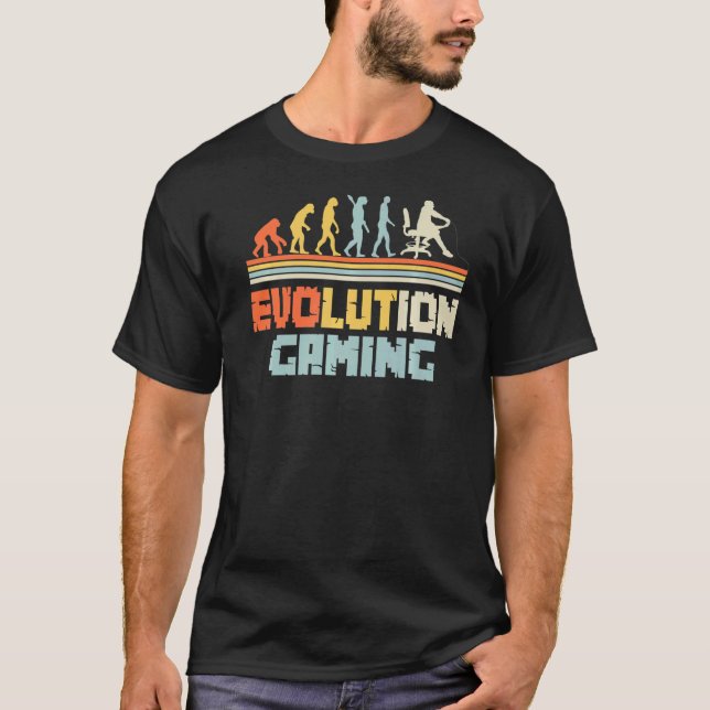 Spelspelarens utveckling från format t shirt (Framsida)