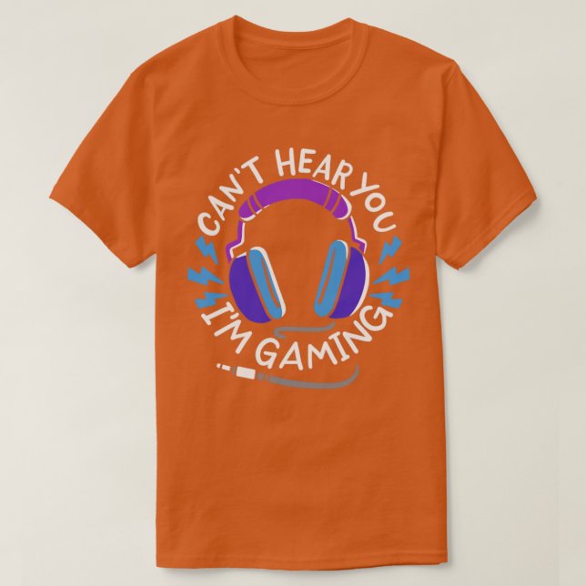 Spelspelarheadset T Shirt (Design framsida)