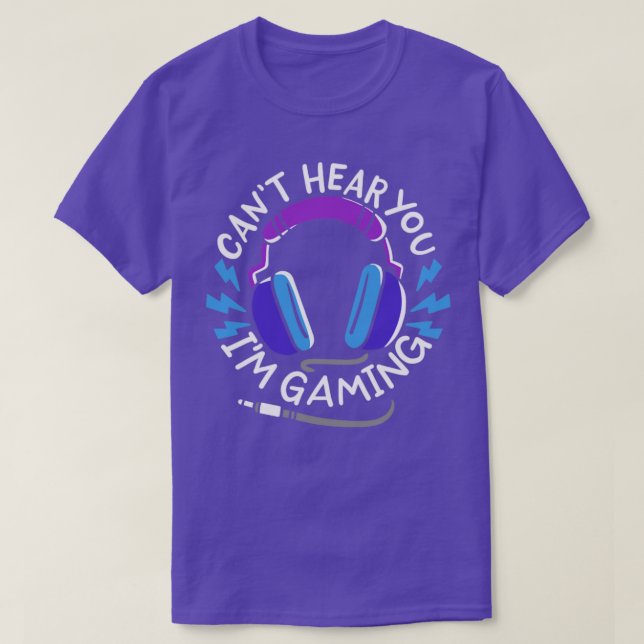 Spelspelarheadset T Shirt (Design framsida)