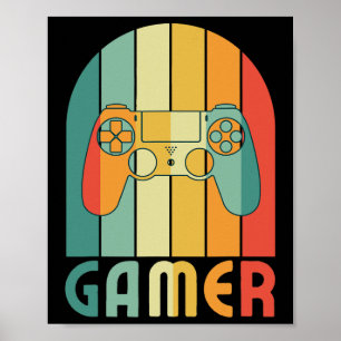 Spelspelarspelare för spelspelspelarspelare Pappa Poster