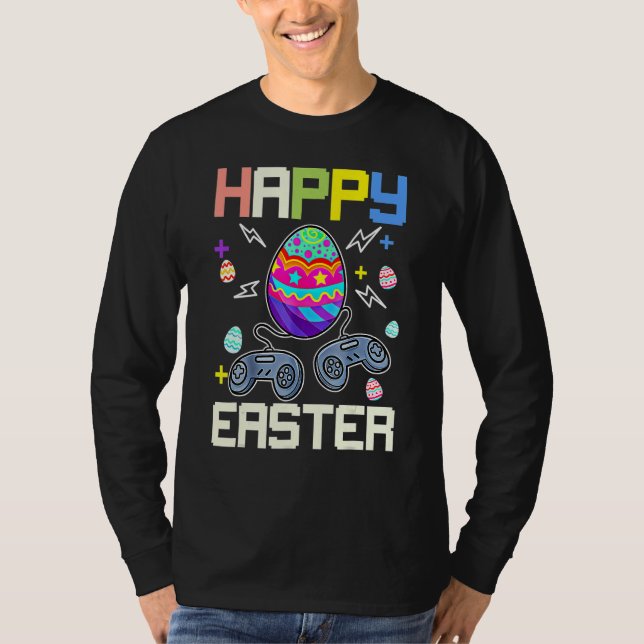 Spelspelets spelvideospel i Påskägget Spelspel T Shirt (Framsida)