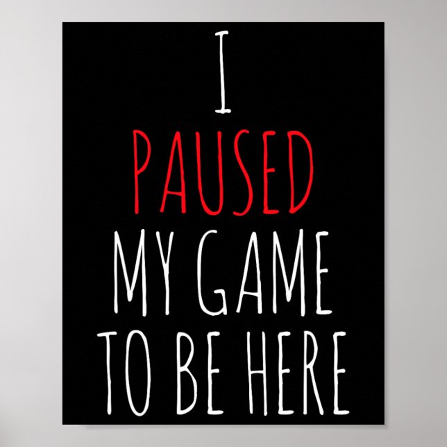 Spelspelfantomer Gaming Gift Tee Streamer Poster (Framsidan)