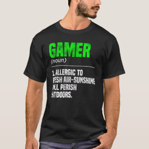 Spelspelsdator för spelspelspelsspelare för defini t shirt