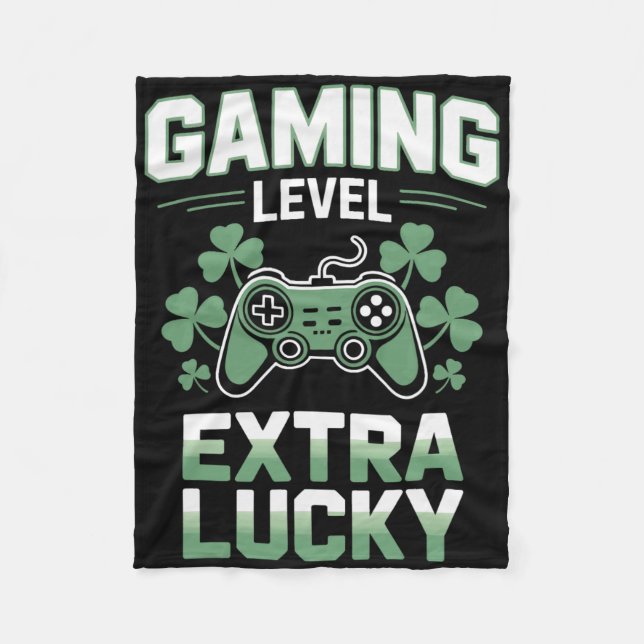 Spelspelsnivå Extra Lucky för konsol Fa Fleecefilt (Framsidan)