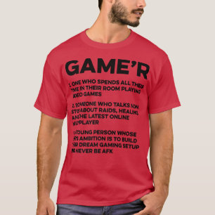 Spelspelspel för spelspelare - definition av video t shirt
