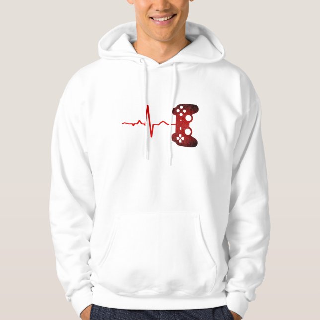 Spelspelsspel Videospel Spelspel Tonåringar Manar Hoodie (Framsida)