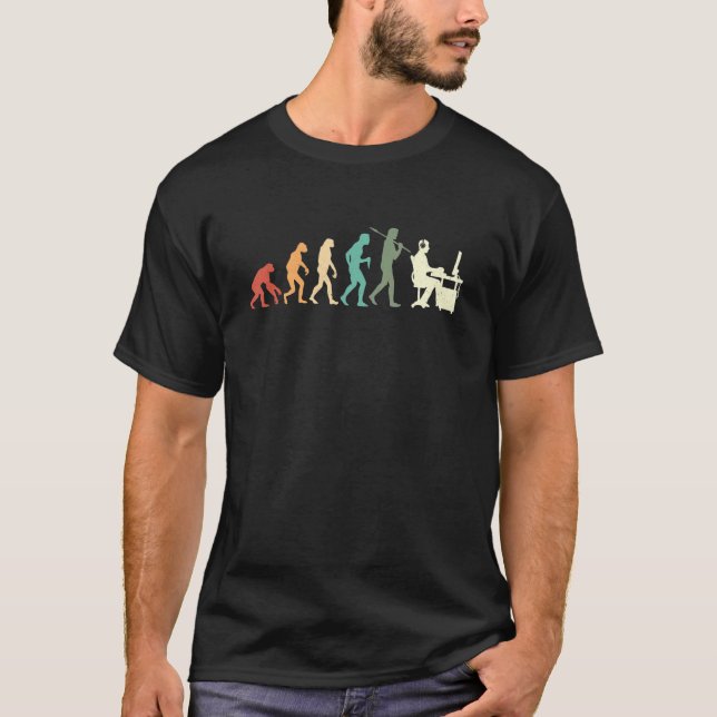 Spelspelsspelare för videospel i Evolution Graphic T Shirt (Framsida)