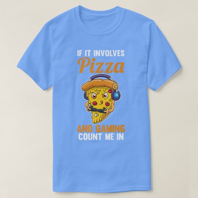 Spelspelsspelare Pizza 920 T Shirt (Design framsida)