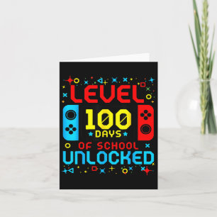 Spelstyrenhetsnivå 100 dagar i skolan olåst kort