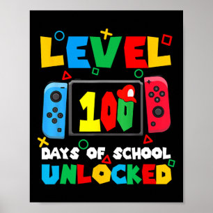 Spelstyrenhetsnivå 100 dagar i skolan olåst poster