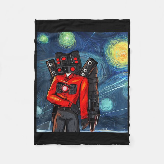 Spelstyrspel för bildspel på födelsedagspennan Spe Fleecefilt (Framsidan)