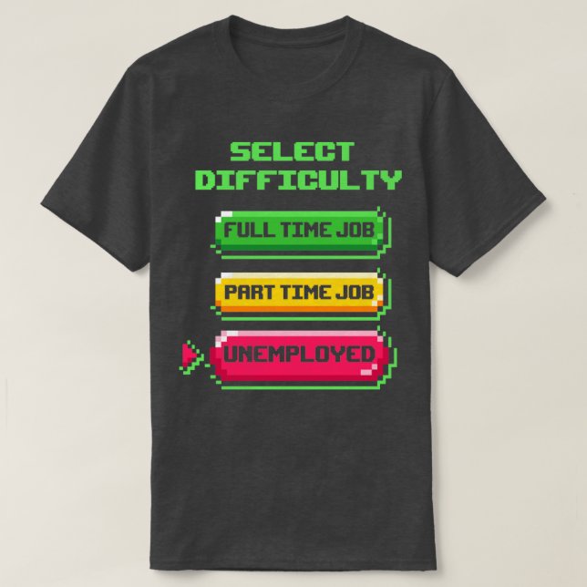 Spelsvårigheter T Shirt (Design framsida)