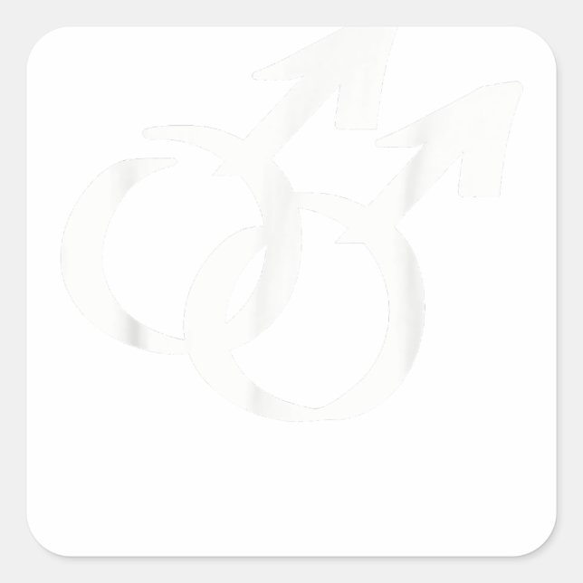 Spelsymboler Fyrkantigt Klistermärke (Framsida)