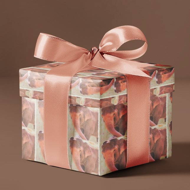 Speltid för Elephant Wrapping Papper Presentpapper (Skapare uppladdad)