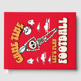 Speltid Låt oss spela fotboll Halloween Funny Gästböcker