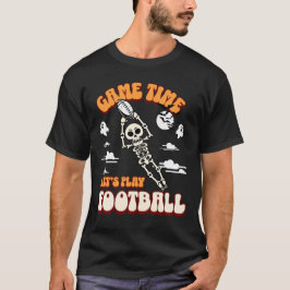Speltid Låt oss spela fotboll Halloween Funny T Shirt