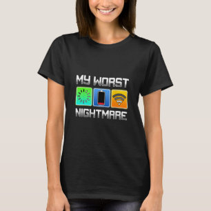 Speltröja Gaming Shirt Män Pojkar Rolig Min Värsta T
