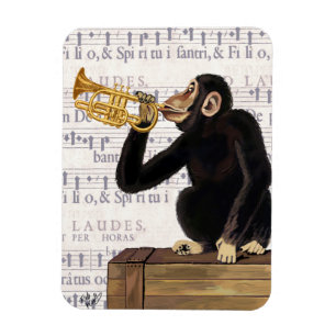 Speltrumpeter för apor magnet