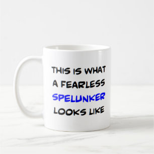 spelunker, orädd kaffemugg
