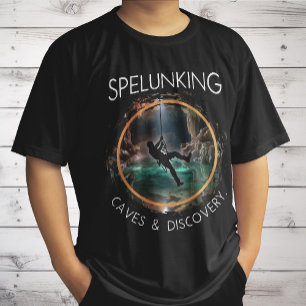 Spelunking, Caves and Discovery Spelunker Natural T Shirt