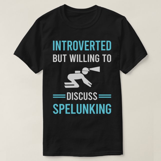 Spelunking Spelunker Spelunker Speleology Cave T Shirt (Design framsida)