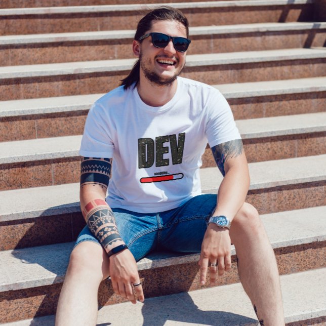 Spelutvecklare - Röd kompilering T Shirt (Skapare uppladdad)