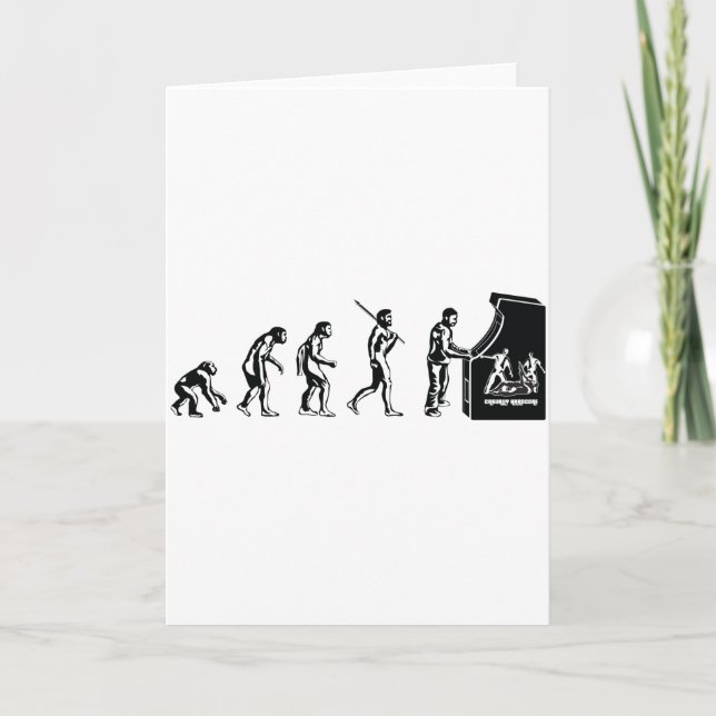 Spelutveckling - Spelvideospel Arcade Geek Kort (Framsida)