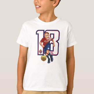 Spelväxlarens boys nr 18-fotare t shirt
