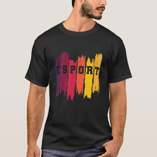 Spelvideospelskonsol för E-sport T Shirt (Framsida)