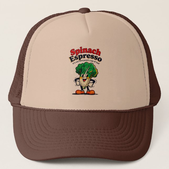 Spenat Espresso Hatt Keps (Framsida)