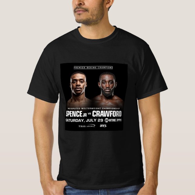 Spence vs Crawford-Officiellen poster T Shirt (Framsida)