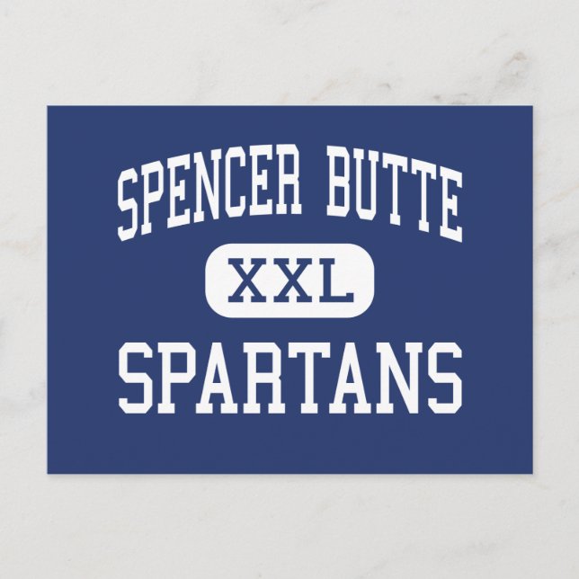 Spencer Butte Spartans Mitten Eugene Oregon Vykort (Framsida)