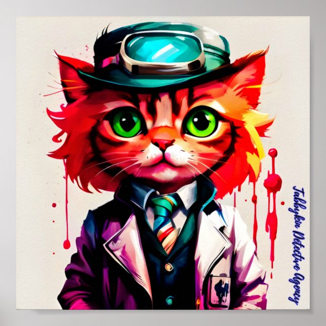 "Spencer" från Tabbykin Detektiv Agency Poster (Framsidan)