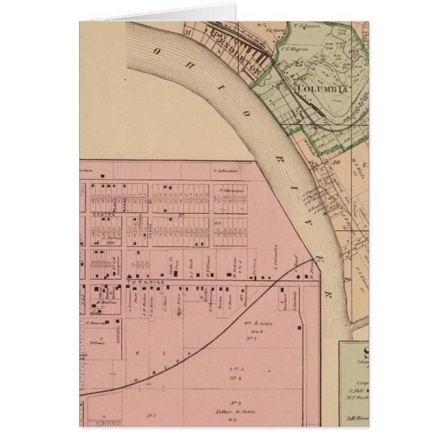 Spencer Madisonville, Ohio Hälsningskort (Framsidan)