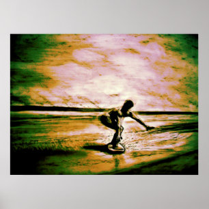 Spencer Skimboarding Poster
