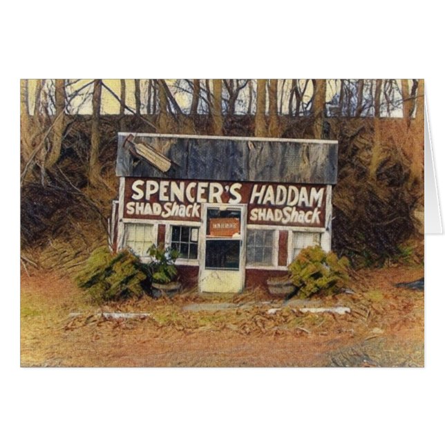 Spencers Haddam Shad Shack OBS Kort (Framsidan Horizontal)