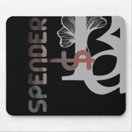 SPENDER Mousepad Trend Abstrakt Art Black Power Musmatta