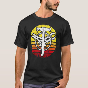 Spengler Verktyg Plumber Flaska Metall Professione T Shirt